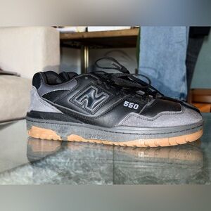 New Balance 550 Black Gum Sneakers Men’s Classic Leather Suede Casual Shoes